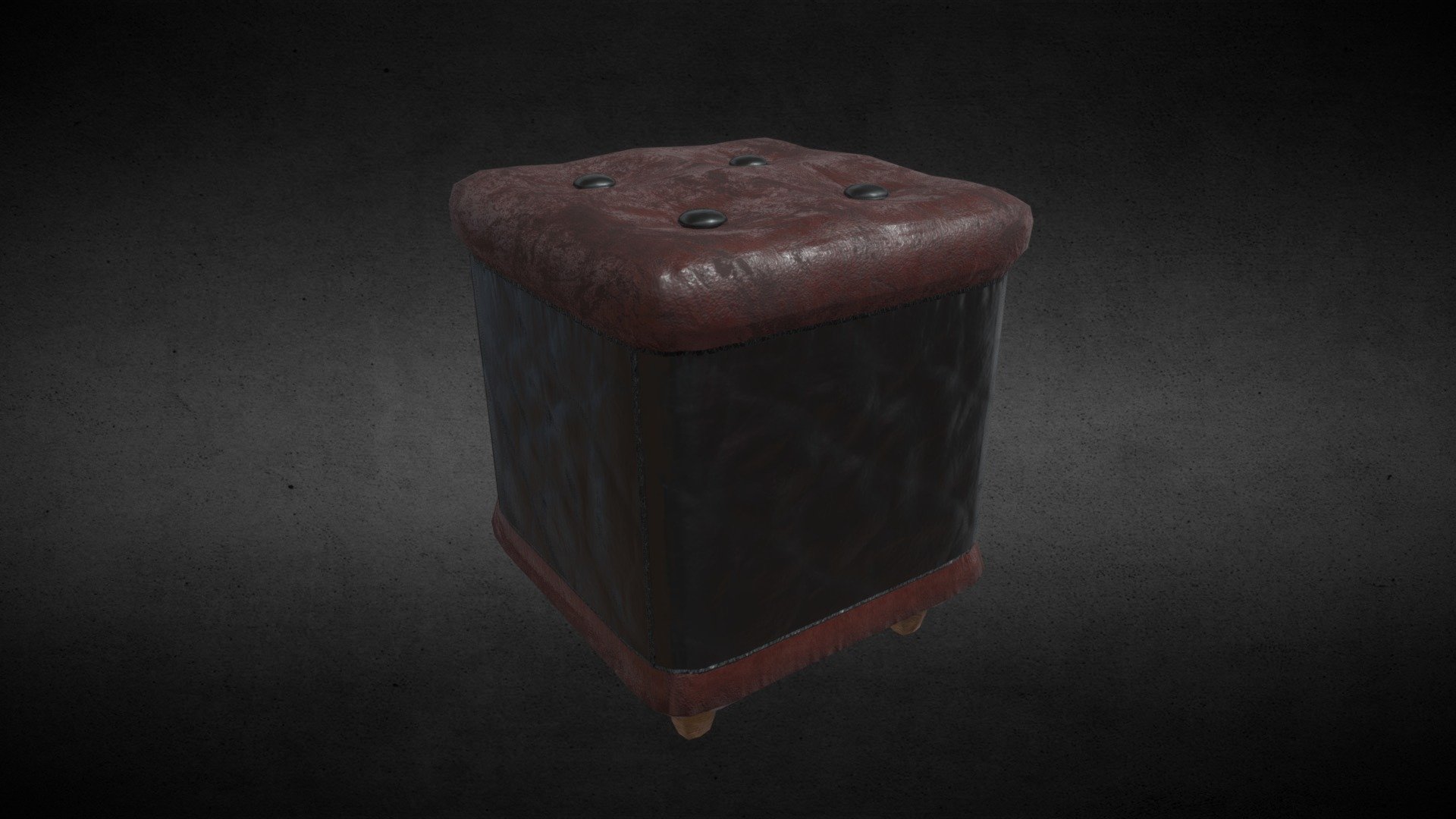 Footrest leather - Download Free 3D model by Marcin.Kwiatkowski 3d model
