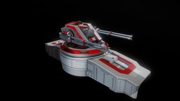 Star Citizen  Wip Turret star, citizen, scifi-science-fiction
