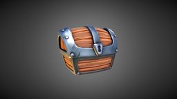 Toon Chest toon, chest, unreal, treasure, game-ready, gacha, unity, cartoon, pbr, pirate