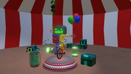 Sci-Fi Circus circus, scifi, xppensculptchallenge