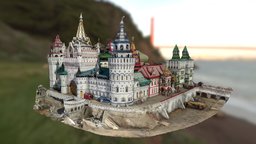 Izmailovo Kremlin part wooden, russian, russia, complex, bread, moscow, museum, rus, vodka, neo_minigan, neominigan, kremlin, izmailovo, ismaylovo, photoscan, architecture, photogrammetry, building, balalayka