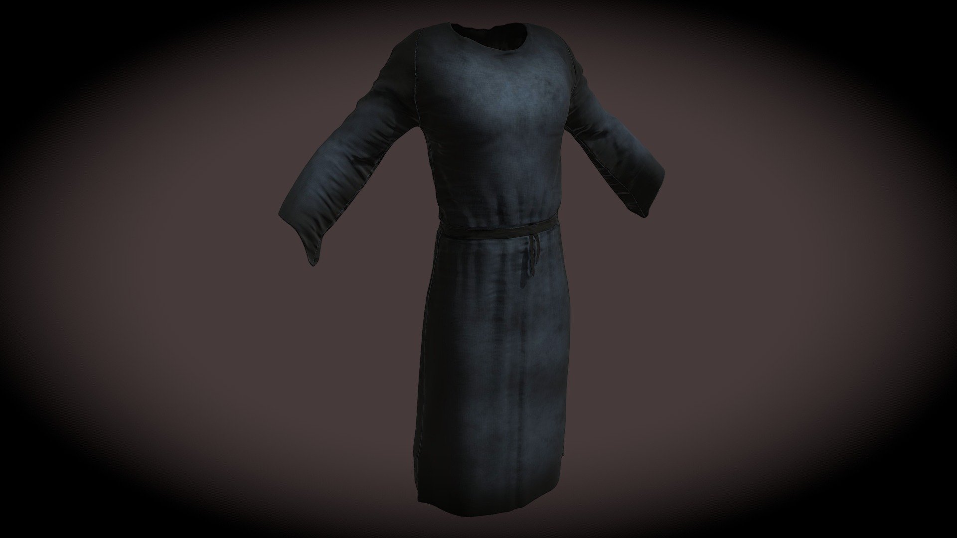 Created in Blender with Garment tool and Simply Cloth Pro. Painted in Substance Painter. not low poly warning this is why it is free - Robe (Free) - Download Free 3D model by wolfgar74 3d model