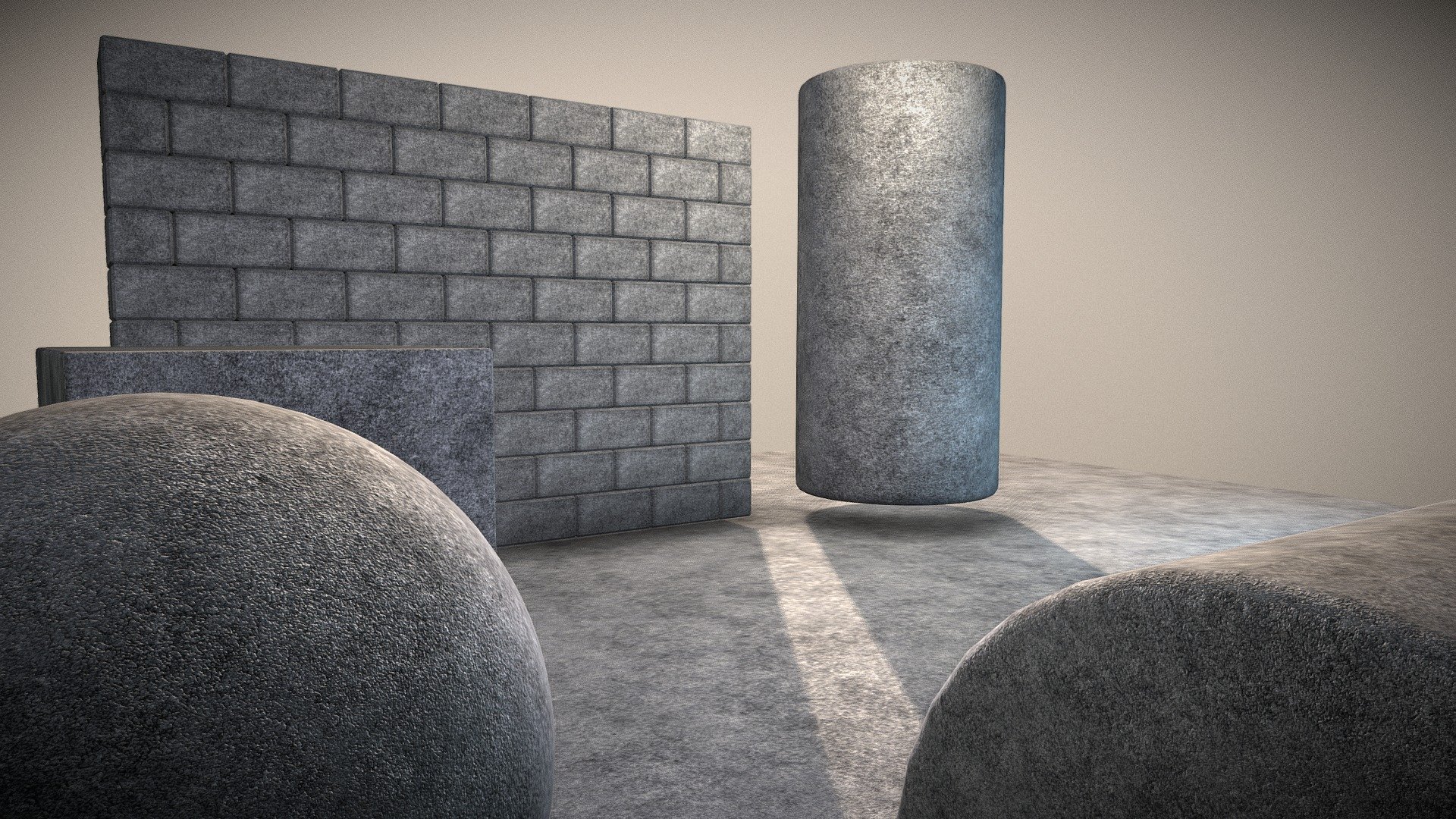 Here is a seamless and tileable texture-set for concrete wall or floors.



Texture size 4k. 

Texture types included:




Colormap

Normalmap

Ao

Cavity

Displace

Photographed and later edited with Blender - Concrete Texture Set (23) - Buy Royalty Free 3D model by VIS-All-3D (@VIS-All) 3d model