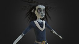 Looking Glass Ghost alice, zombiegirl, substanceghost, substancepainter, substance, maya, girl