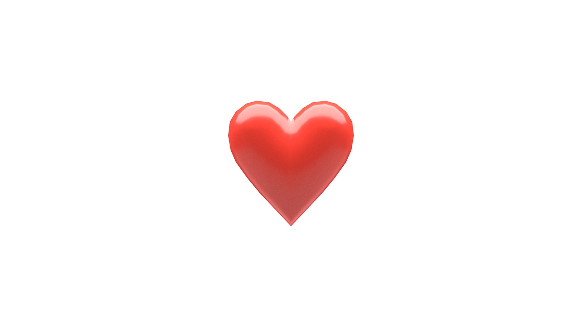 ❤️Low poly &ldquo;Red Heart