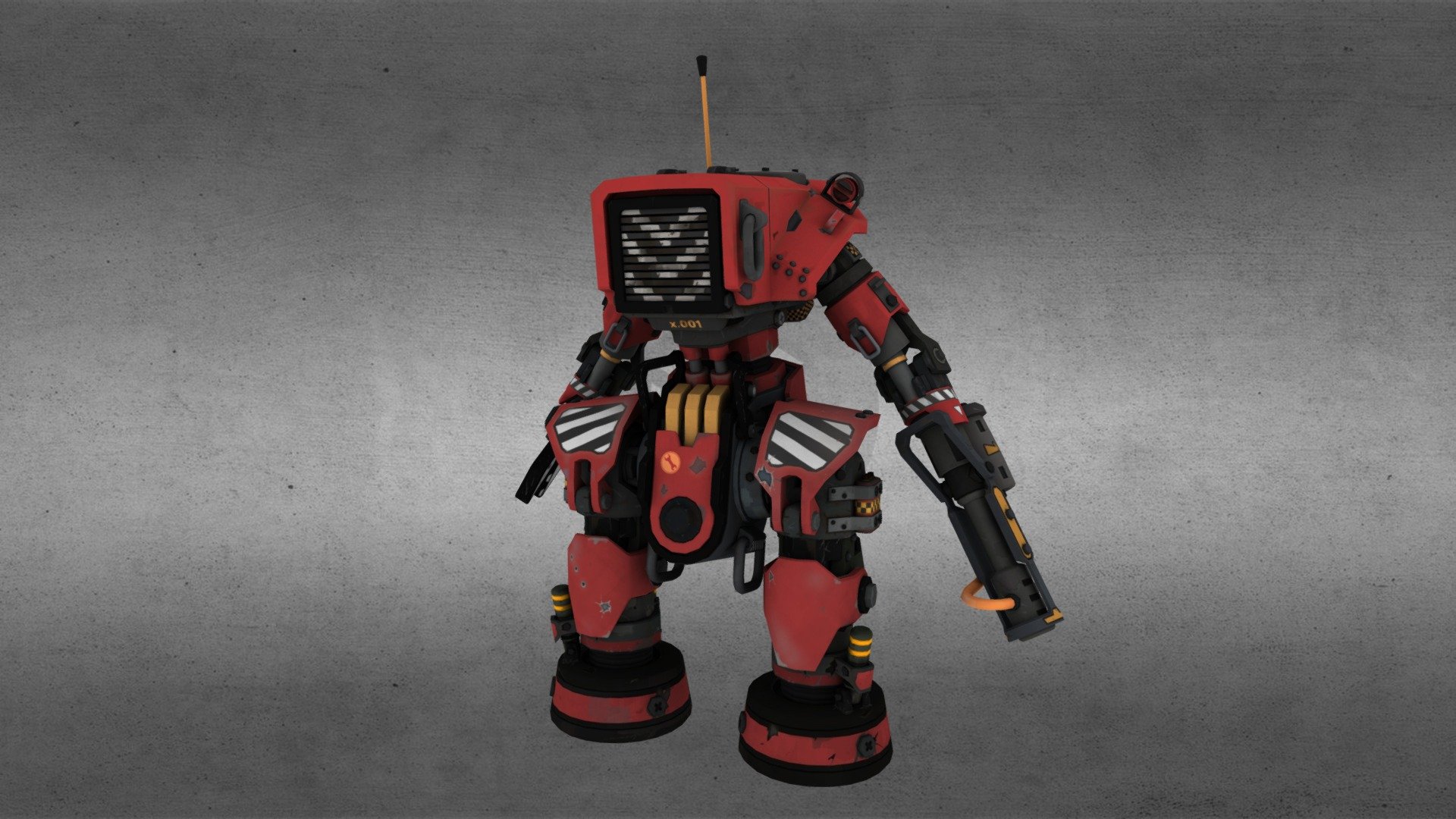 Something I've made for some source filmmaker animations&hellip; - Engineer Mech - 3D model by Michael (@donvius) 3d model