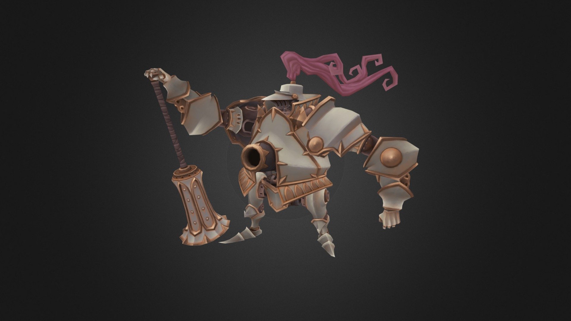 Steam Knight - 3D model by Lugen 3d model