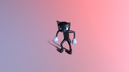 Cartoon Cat Full Rig cat, trevor, henderson, rigged-character, rigged-and-animation, cartoon, blender, blender3d, trevor-henderson, trevorhenderson