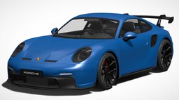 Porsche 911 GT3 (992) porsche, 911, vehicles, carrera, games, cg, track, cars, 4s, german, sports, gt, fast, sportscar, s, turbo, germany, metal, coupe, rs, game-ready, metallic, gt3, 2020, sports-car, blender, vehicle, car, animation, 2023, 2022, gt3rs, sports-cars