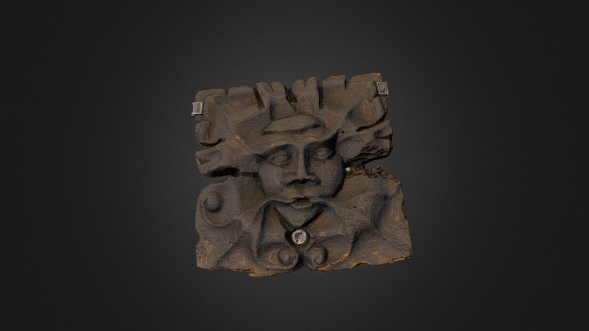 This wooden &lsquo;Green Man' carving came from the screen in Owston Abbey, Leicestershire, which was an Augustinian monastry. It was cut out during renovations in the 19th century. 

The &lsquo;Green Man' has a long and interesting history as it appears in both non-Christian and Christian traditions. The Green Man has been associated with seasonal rebirth and renewal and as such transferred easily into Christian imagery. Date: Approx 15th century AD