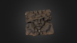 Owston Abbey 'Green Man' monastery, medieval, museum, greenman, woodcarving, leicestershire, 15thcentury, agisoft, wood