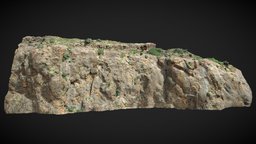 Large Mountain Cliff Red PBR Scan landscape, red, drone, formation, detail, mountain, big, huge, sharp, cliff, boulder, realistic, real, smooth, large, 8k, realisim, photoscan, photogrammetry, 3d, blender, scan, wall, noai