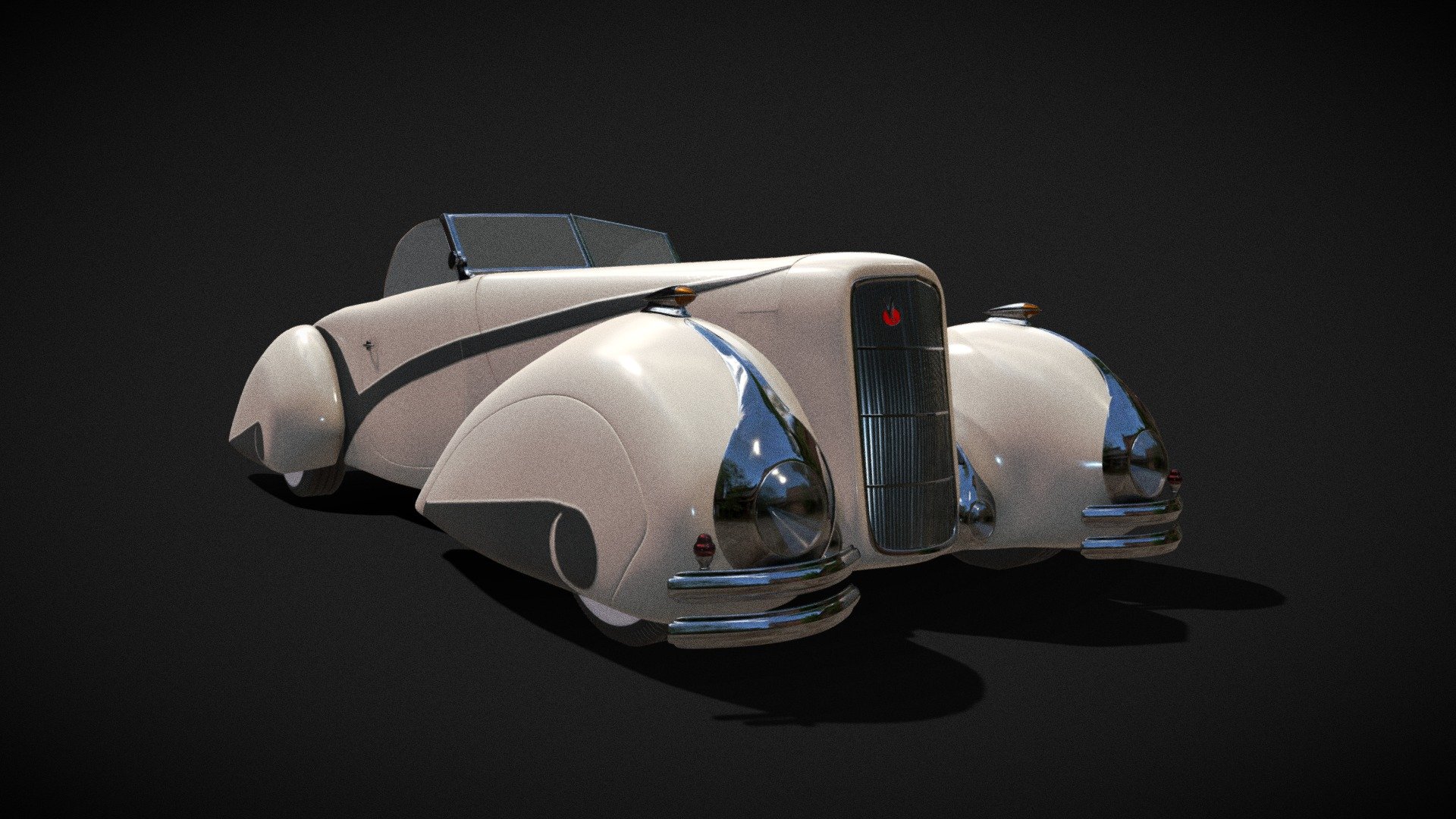 1937 Cadillac Hartmann V16\nThe bare chassis was ordered from Detroit through the Edelweiss Garage – being the local Cadillac dealer in Morges, beside Lausanne, Switzerland – by Philippe Barraud, son of William Barraud and nephew of William’s brother, Maurice, both wealthy Swiss industrialist who had “built” their fortune in red bricks and roofing tiles.\nPhilippe had a local Swiss coachbuilder, Willy Hartmann of Lausanne, create and build for him a custom 2-pass roadster on the V16 chassis. He used the car intermittently between 1937 and the early 60s. His enjoyment of the car was interrupted for 5-6 years owing to WW2 (a conflagration that spared Switzerland, a “neutral country”).