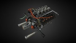 Alfa Romeo Typo 33 (Detailed) Part IV photorealistic, detailed, staffpicks, 1970s, italian-design, car, italian-car