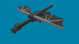 Ender Dragon and Animation cubik, minecraft