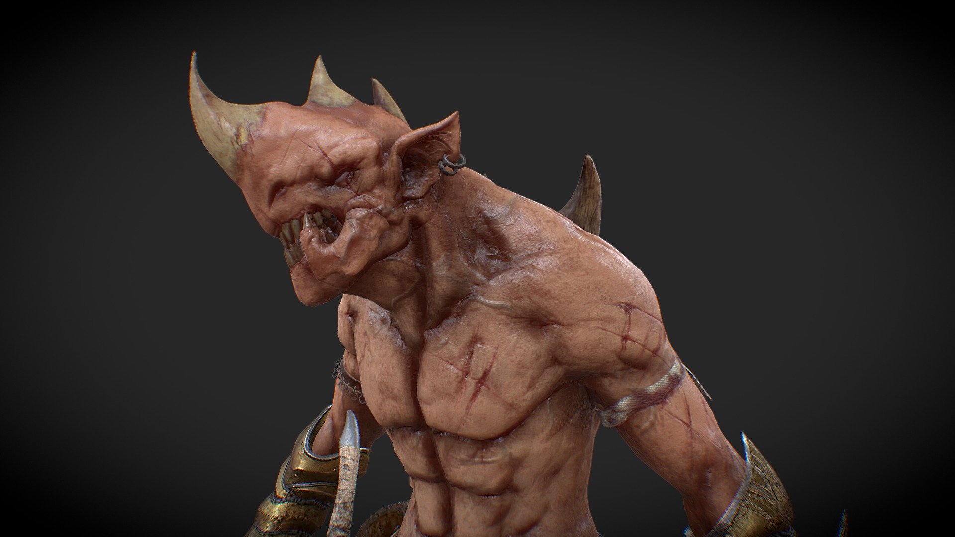 Character I did in my space time. Design based on concept by Kai E Soh.
zbrush, Maya, Substance painter.