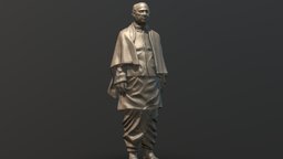 Statue of Unity print, statue, sardar, patel, unity, 3d, download, of, noai