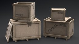 Plywood crates set - PBR VR Game Ready crate, wooden, plywood, crates, box, delivery, parcel, fragile, wooden-box, storage-box, container, shipping-crate, wooden-container, warehouse-box, wooden-boxes, plywood-crate, fragile-crate, delivery-crate, plywood-container, warehouse-crate, wooden-shipping-crates, plywood-packaging-box, plywood-box-set, crates-set, stackable-wooden-cargo-crate, wooden-shipping-crate, box-set