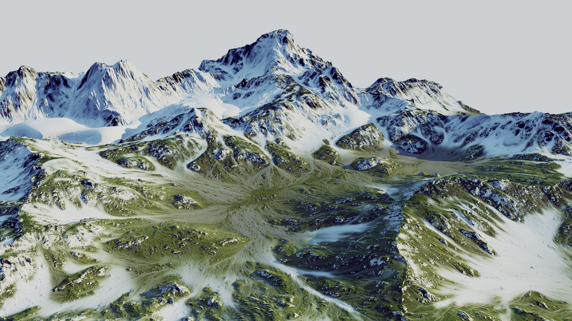 Green Hills Mountains (World Machine)

Green Hills Mountains 3d model ready for your project!

-High poly and Low poly mesh

-4096pix Textures (color/light/normal/height/splat/snow and other)