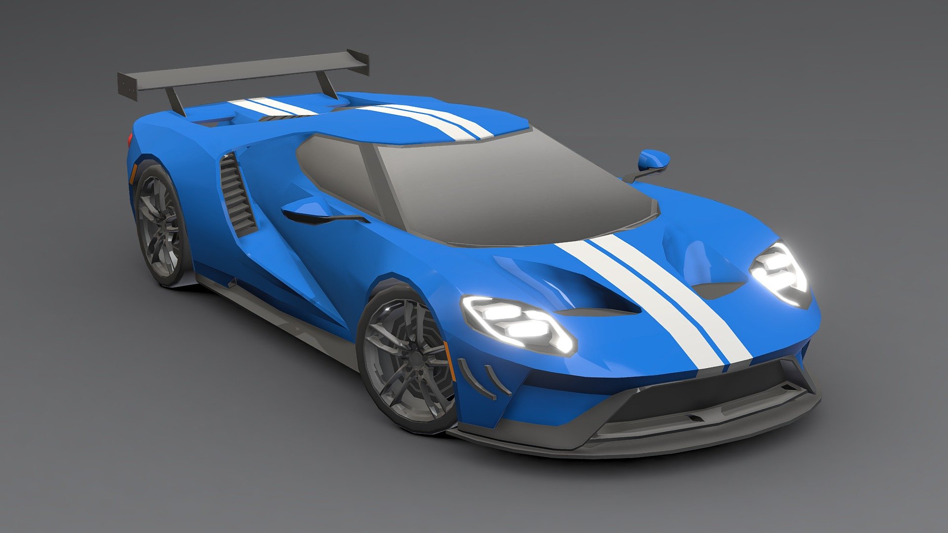 my friends.. you can buy this model from here on my fab page…

Please purchase the model before downloading and using it

https://www.fab.com/sellers/SIDRA





Ford GT Sport Low-poly 3D.





You can use these models in any game and project.




This model is made with order and precision.




The color of the body and wheels can be changed.




Separated parts (body. wheel).




Very low poly.




Average poly count: 12/000 Tris.




Texture size: 128/256 (PNG).




Number of textures: 2.




Number of materials: 3.




format: fbx, obj, 3d max.




