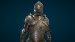 Knight armor armor, medieval, blender, fantasy, war, knight, noai