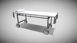 Medical Trolley wheel, trolley, bed, clinic, seat, cart, wheelchair, invalid, paramedic, chair, medical