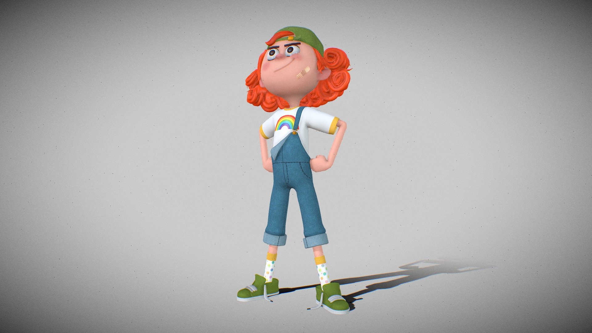 Kid model based on Leonardo furuberg concept.
Rigging was made just for posing, if you need to be animate it, you should correct weights.