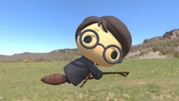 Harry Potter Chibi chibi, harry, potter, harrypotter, nimbus2000