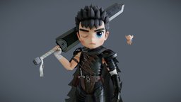 Berserk Guts Black Swordsman armor, berserk, sword