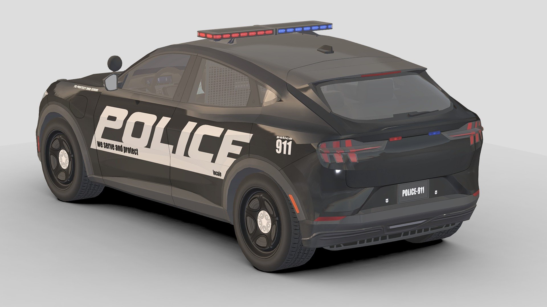 Police Car # 6

You can use these models in any game and project.

Low-poly

Average poly count : 30,000

Average number of vertices : 30,000

Textures : 4096 / 2048 / 1024

High quality texture.

format : fbx , obj , 3d max

Isolated parts (Door, steering wheel, wheels, body).