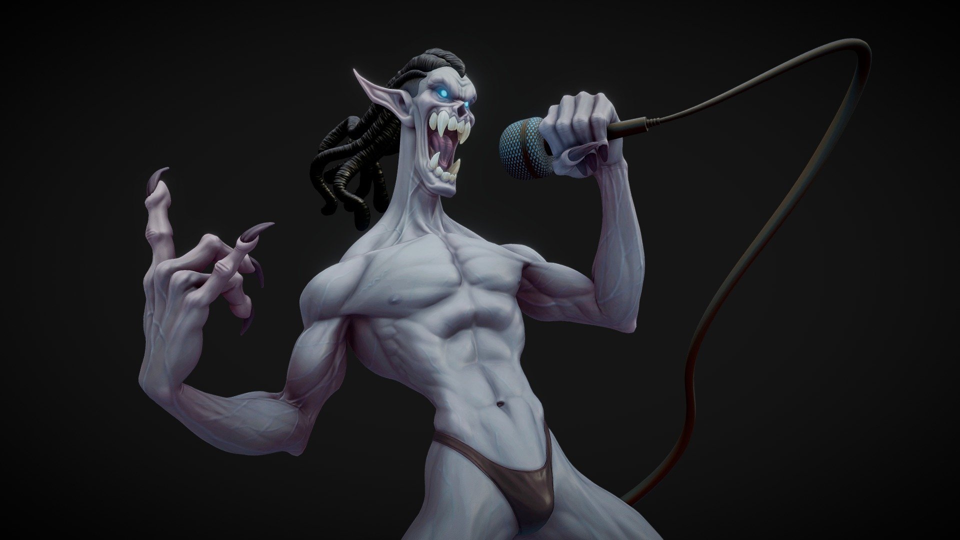 Stylized anatomy study made for fun! 
Based on concept of TOART STUDIO
Full project and renders on my ArtStation: https://www.artstation.com/artwork/EvPqZv