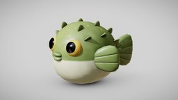 cute puffer fish marine, fish, ocean, aquarium, vr, gamedev, bubble, aquatic, toxic, water, puffer, pufferfish, blowfish, swim, coralreef, globefish, aqua, stylizedcharacter, balloonfish, bubblefish, cartoon, game, lowpoly, gameart, mobile, animal, stylized, sea, gameready, environment, puffish, puffers, sea-squab