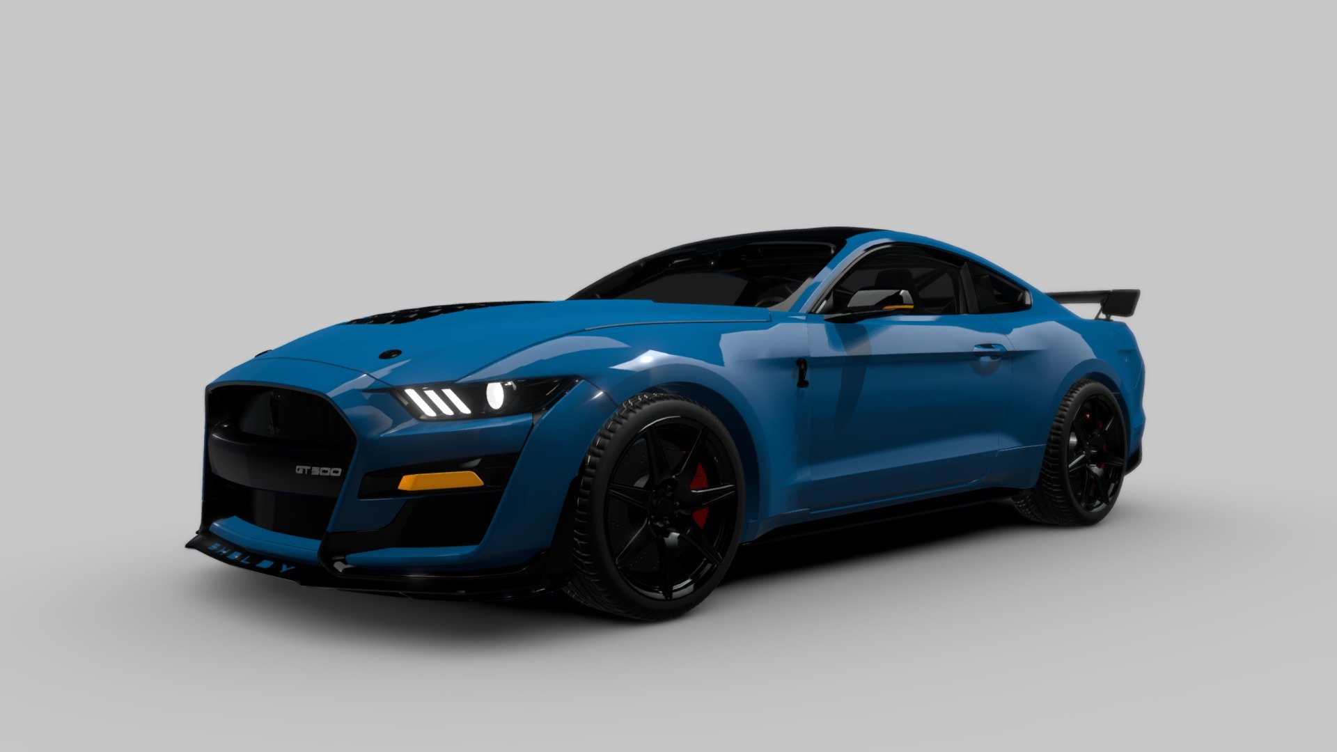 This is a test model. Haven't apply the interior texture yet. Engine and chassis were modeled, but without textures.
All of the textures are &ldquo;aistanderdsurface