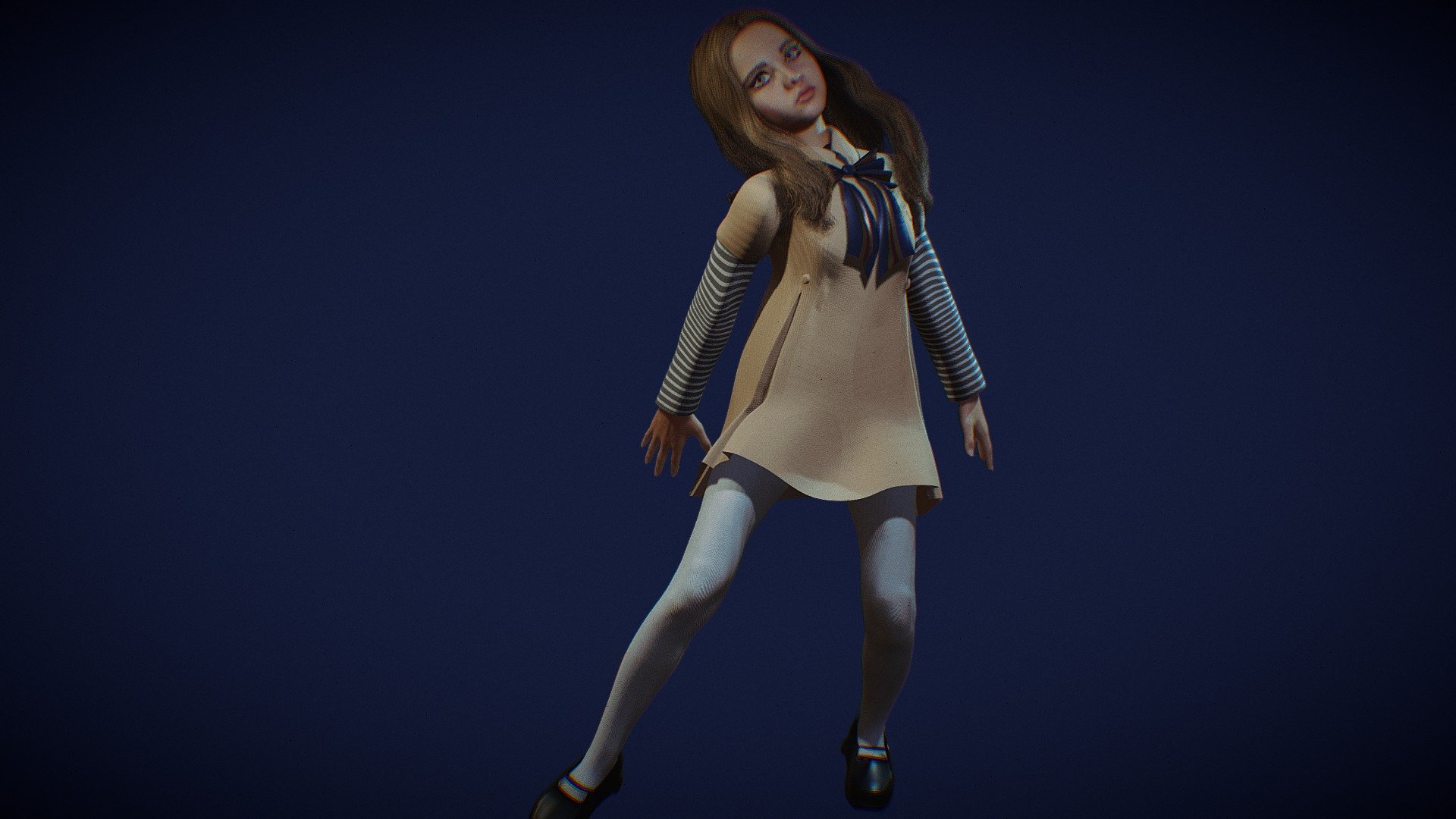 * PLEASE DOWNLOAD THE RAR INSIDE THE ADDITIONAL FILES!!!
Megan robot doll. Model in Blender file. Fully rigged. SSS subsurface scattering. mixamo bone names for animation.




Exporting the FBX for mixamo: 

Transform tab: check &ldquo;apply transform
