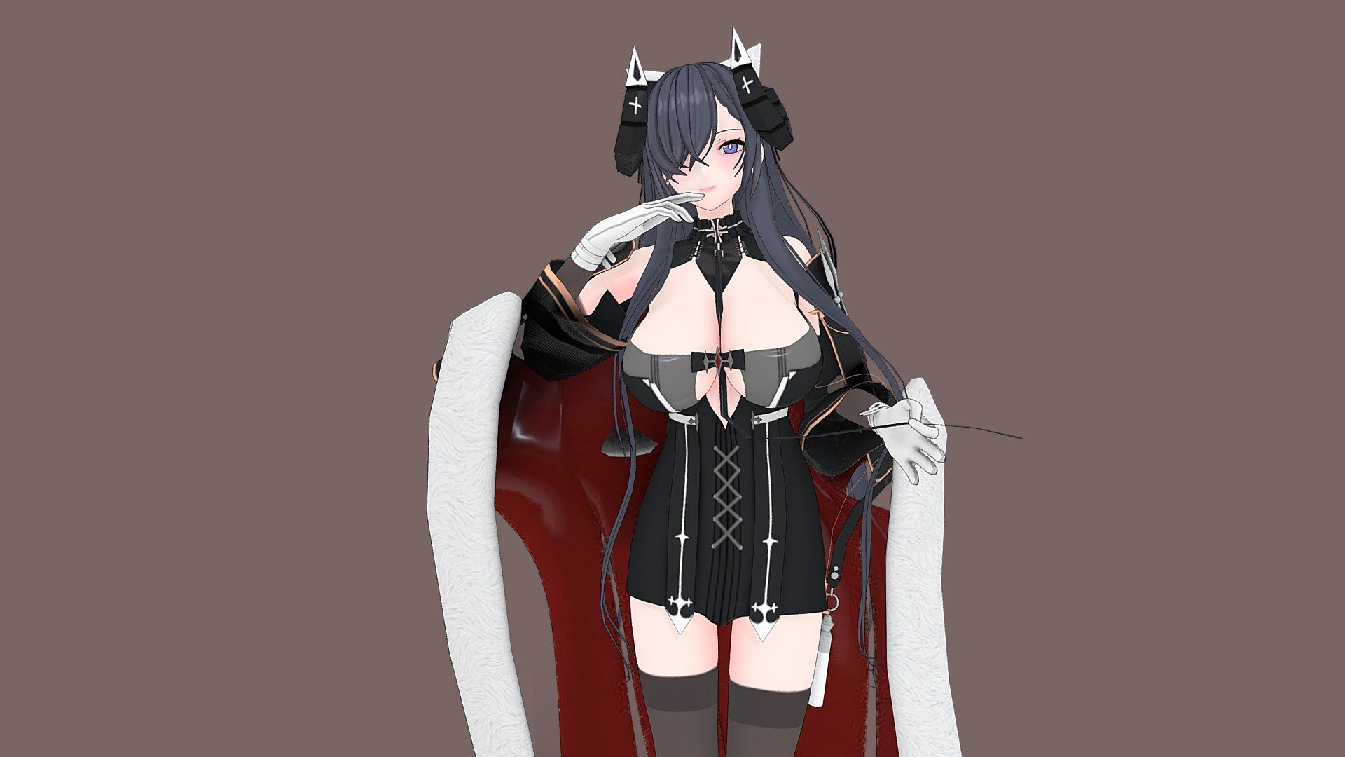 [Azur Lane] August Von Parseval made by Blender and Substance Painter.