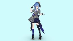 【ホロライブ】星街すいせい / 【hololive】Suisei Hoshimachi animegirl, caharacter, anime3d, substancepainter, anime, hololive, hororaibu, hoshimachisuisei, xing-jie-suisei, noai