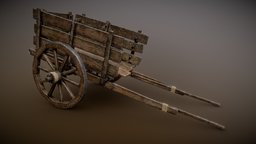 Wooden Cart donkey, wagon, la, chute, mule, carriage, burro, decadence, wain, horse, dostrand