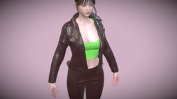 Women Black Leather Jacket  Marvelous Desinger leather, marvel, jacket, pants, designer, woman, casual, outfit, marvelous, character, clothing