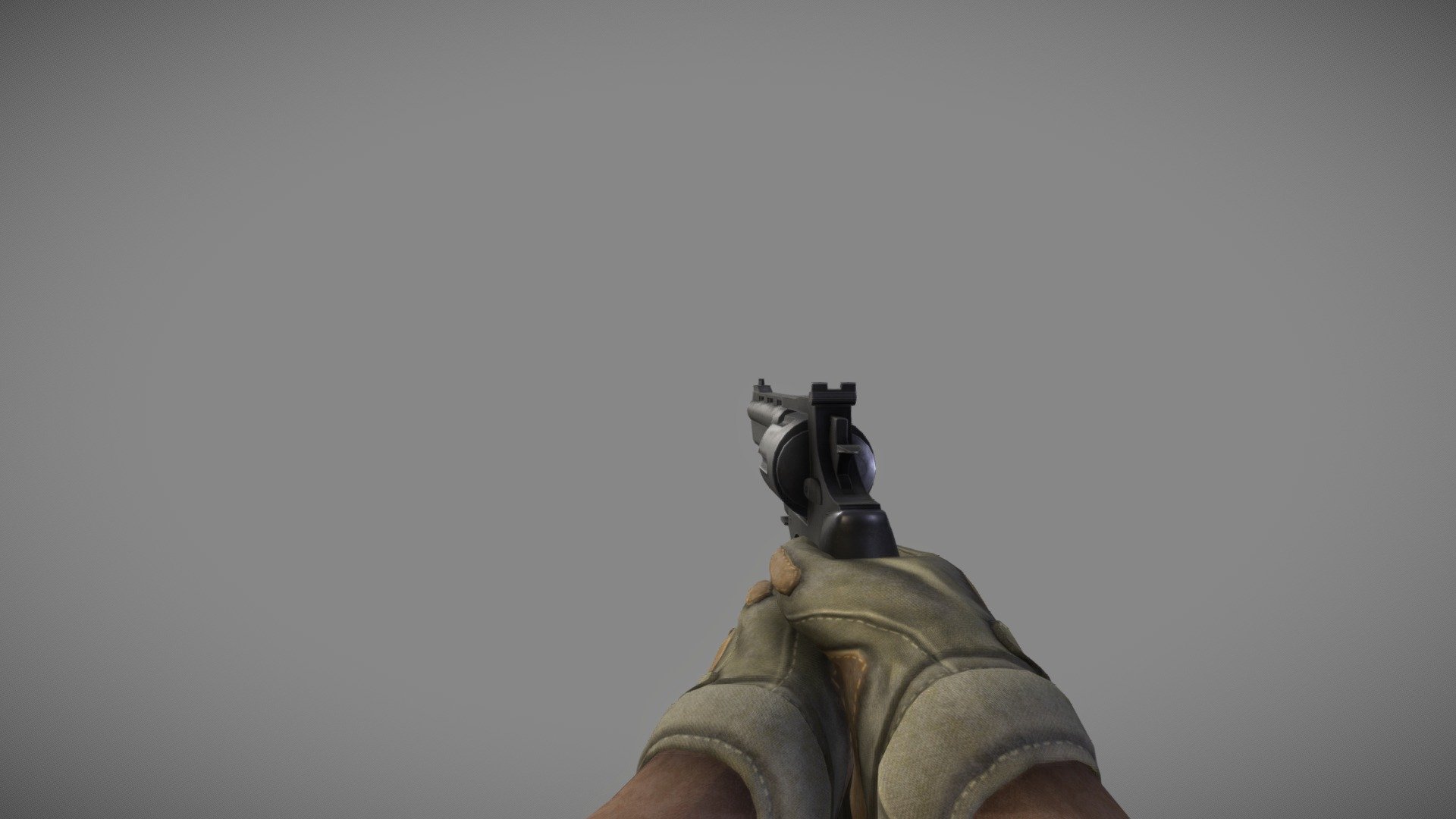 Animated Magnum Revolver + Audio Files. 


This is the second version of this model. Version 1 contains different hands/arms model and is available HERE.

See also my other models: https://sketchfab.com/bsp/models

Animatons:

- Select

- Putaway

- Idle

- Inspect

- Move
 
- Run

- Fire
 
- Reload

- Empty Reload
 
- Zoom Idle
 
- Zoom Move
 
- Zoom Fire
 
- Melee Attack
 
- Dryfire
