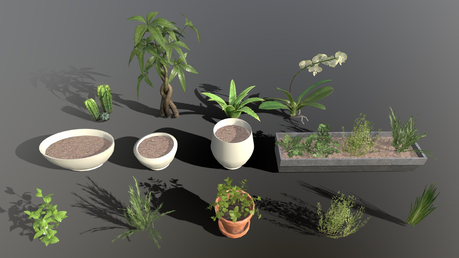 Living room assets built for an old personal project.

Normal maps are DirectX.