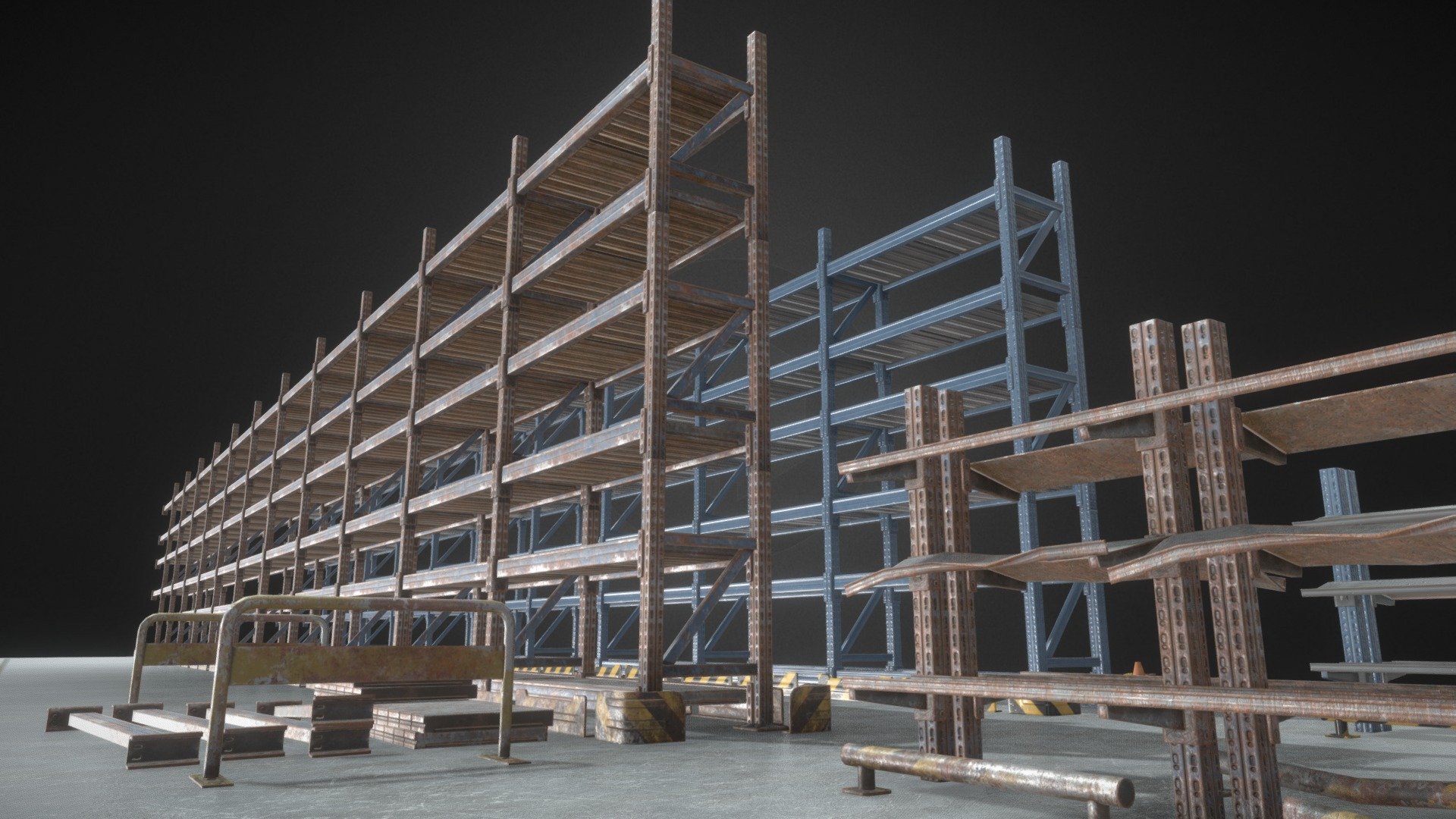 🔗Get the asset here:

⭐️➜ Unreal / Fab: 
https://www.fab.com/listings/18cc2ab4-fba9-4d4b-953a-f31fd28b4aba

⭐️Also available on ➜ Unity Asset Store

⭐️Also available on ➜ CGTrader

⭐️➜ More works: 
https://www.artstation.com/vp_studio3d

Package of realistic industrial props. 42 unique meshes, manually made LODs and colliders. Include textures materials and sounds.

Features:

AAA models and Materials
42 unique models
Include clean Textures without dirt, shabby and damage
Texture Sizes:- 4096x4096 and 2048x1024 (If necessary, the resolution can be reduced as
well as converted to JPEG)

Polycount: 2 - 274

Textures: 13 Materials: 4