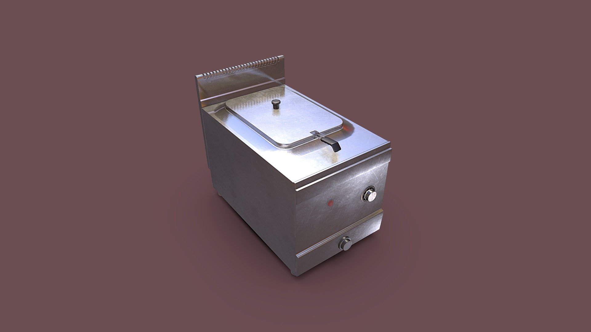 A mid poly model of a commercial gas deep fryer, useful for various purposes, It also consists a removable cover and a grill too so it can be used in any manner you prefer then whether its a game or an arch visualisation.

If you have any issue or query regarding this model or want to request other types of models, let me know in the comments.