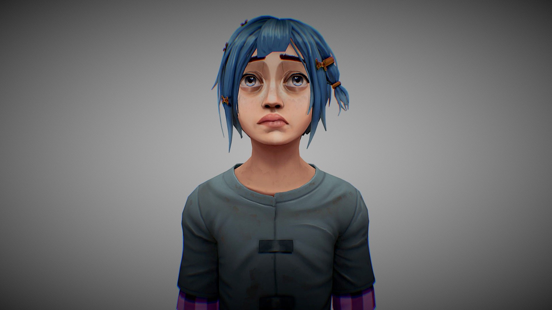 a model of powder (jinx) from tv series arcane leauge of legends

This model was created using zbrush, blender and 3d coat.
