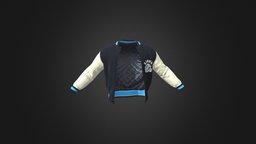 Varsity Jacket jacket, letter, movie, varsity, marvelousdesigner, substancepainter, substance, maya, 3d, model, man, zbrush, beverlyhills