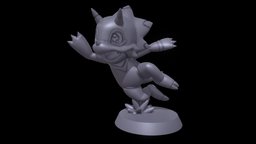 🔥 GAMMAMON 🔥 STLs [Digimon Ghost Game] digimon, agumon, digivice, digimonworld, digimon3d, gammamon, digimonghostgame, jellymon, angoramon, digimonadeventure