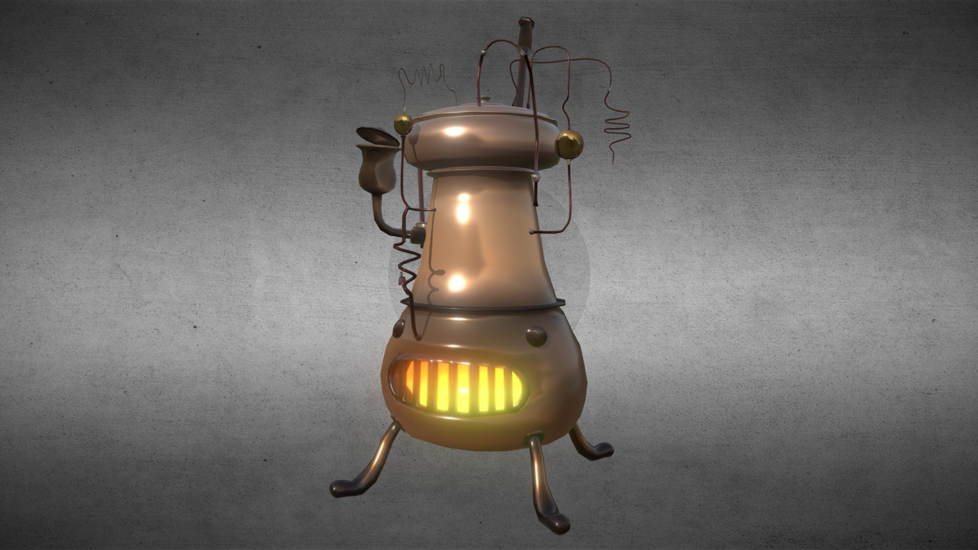 Steampunk style furnace asset made of the game Legends of Iona RPG.
Models made with 3dsmax
Normals sculpted with Zbrush
Substance Painter was used for all textures and baking