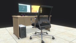 DANBEE_Office-Table-001 office, furniture, vr, ar, interiordesign, ue4, pixibox, danbee360, unity3d, game, texture