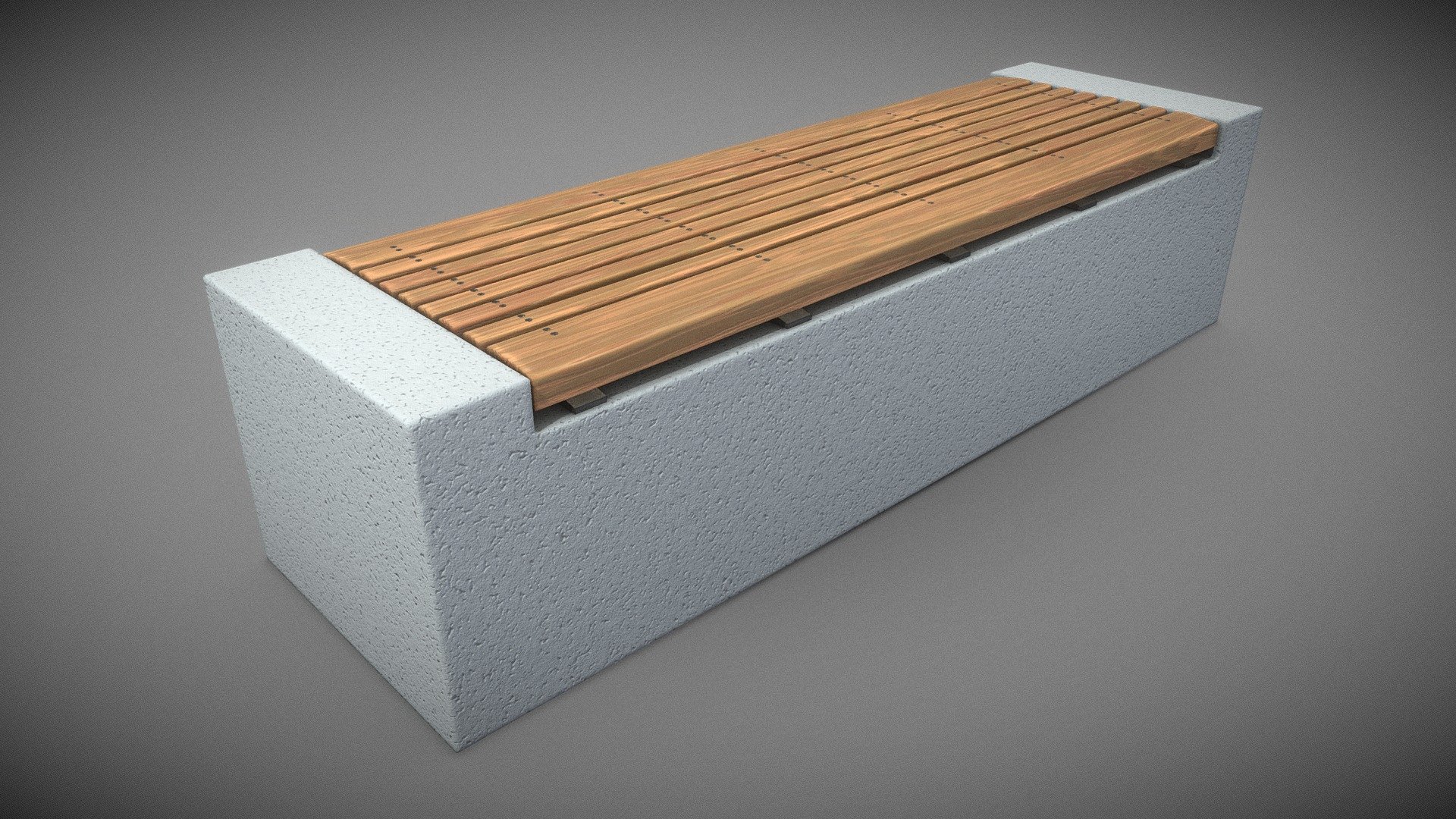 Bench [6] the wood on concrete block version 2. 




Bench [6] Wood on Concrete Block 1

Bench [6] Wood on Sandstone Block

Bench [6] Wood on Mosaic Stone Block



PBR texture maps: 




4096 x 4096 



Modeled and textured by 3DHaupt in Blender-2.82
