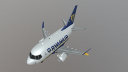 Mini Boeing 737 - MAX boeing, airplane, airliner, transport, aviation, airport, aircraft, 737, boeing737, passanger, plane, ryanair, 737max