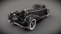 [GameReady] 1930's Vintage Cabriolet Vehicle police, automobile, historic, leather, hill, vintage, german, unreal, memory, hero, historical, worn, russian, england, silent, 4k, resident, benz, realistic, old, nazi, mercedes, real, english, marmoset, realism, eevee, 8k, memories, cabriolet, 1930, unity, asset, game, blender, vehicle, pbr, car, cycles, history, gameready, evil